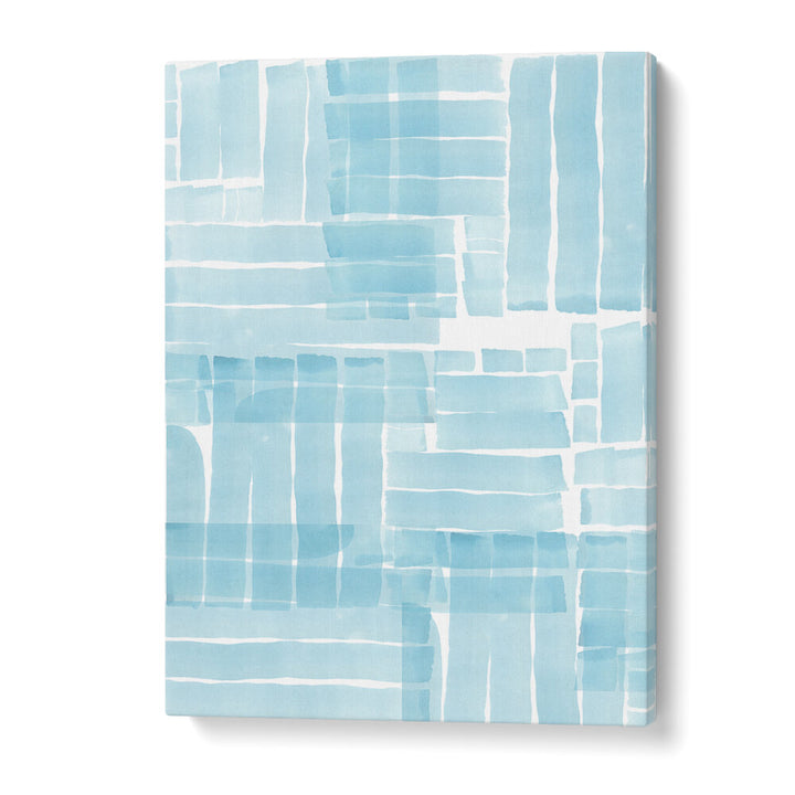 Stunning BLUE WATERCOLOUR WASH III, ABSTRACT PAINTINGS featuring soft gradients and vibrant hues for a modern touch.