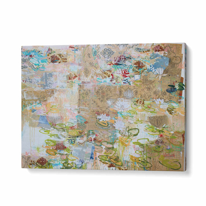 LILY POND WHISPERS , ABSTRACT PAINTINGS