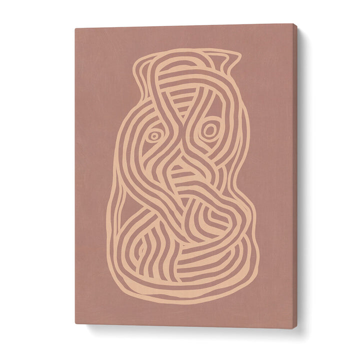 LINE ART ORGANIC SHAPE IN NUDE  ,LINE ART PAINTINGS