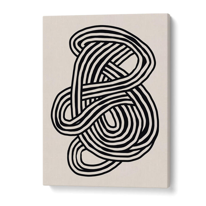 LINE ART ORGANIC SHAPE IN BLACK , LINE ART PAINTINGS