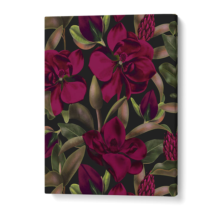LUSH BURGUNDY MAGNOLIAS