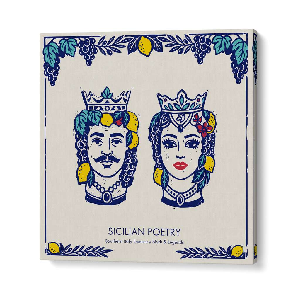 SICILIAN KING AND QUEEN