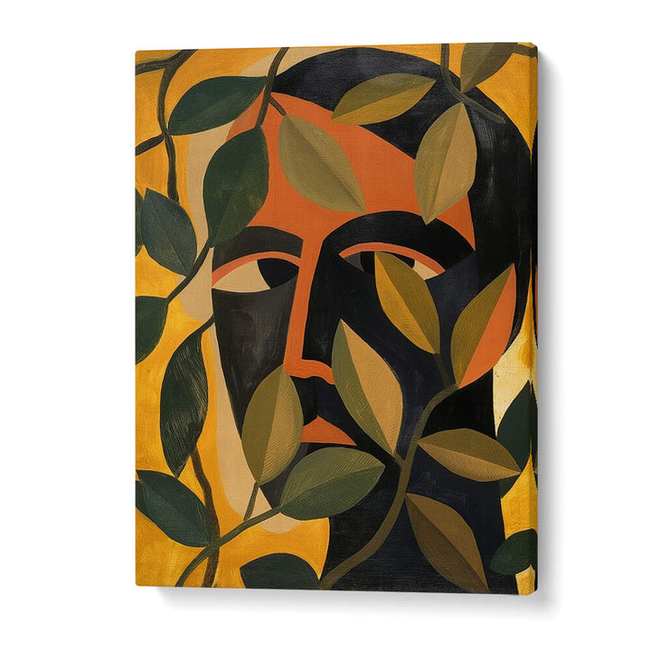 MAN IN THE LEAVES, PORTRAITS & FIGURATIVE ILLUSTRATIONS