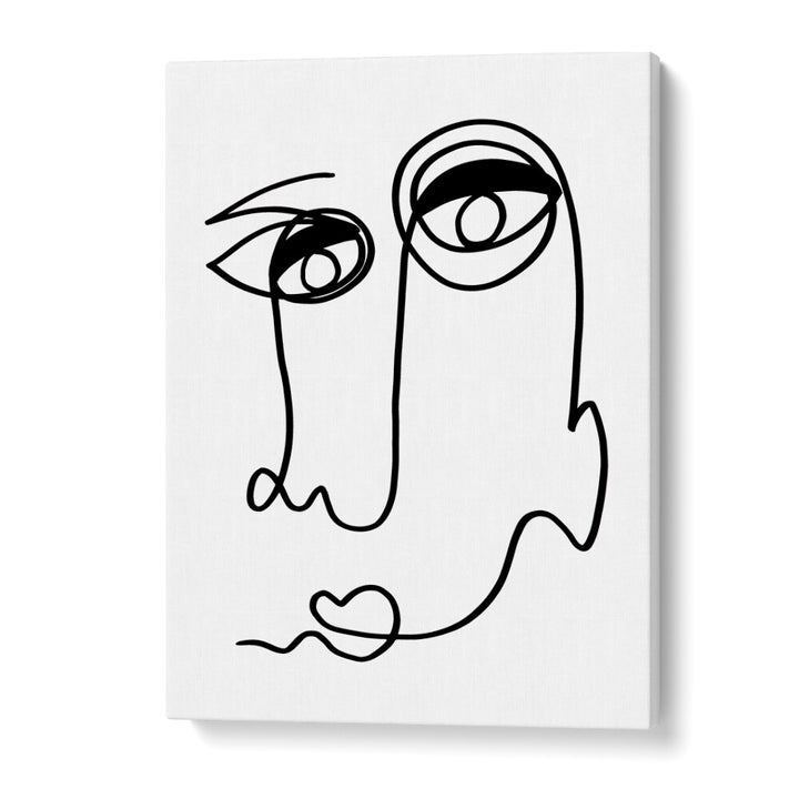 MINIMAL ABSTRACT FACE ART