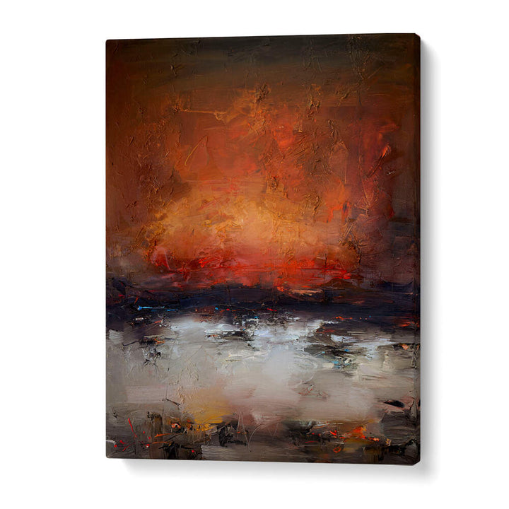 MINIMALIST SUNSET, ABSTRACT PAINTINGS