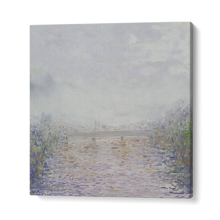 MISTY RIVER LANDSCAPE