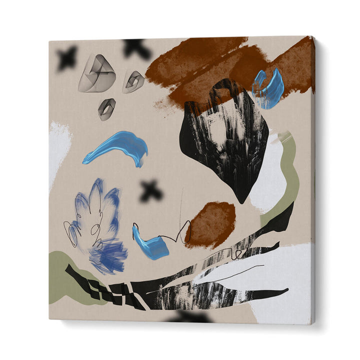 MIXED MEDIA COMPOSITION , ABSTRACT PAINTINGS