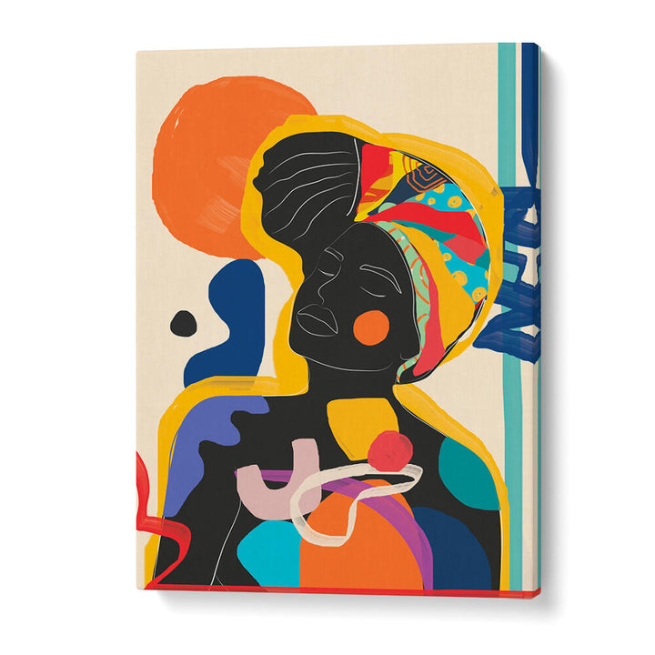 MODERN ABSTRACT WOMAN III , POP ART PAINTINGS