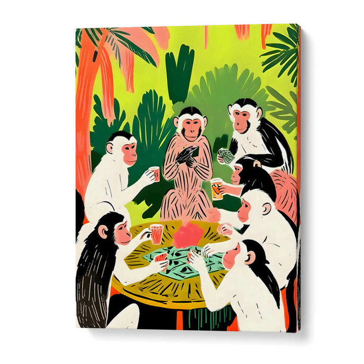 MONKEY POKERR , ANIMAL PAINTINGS