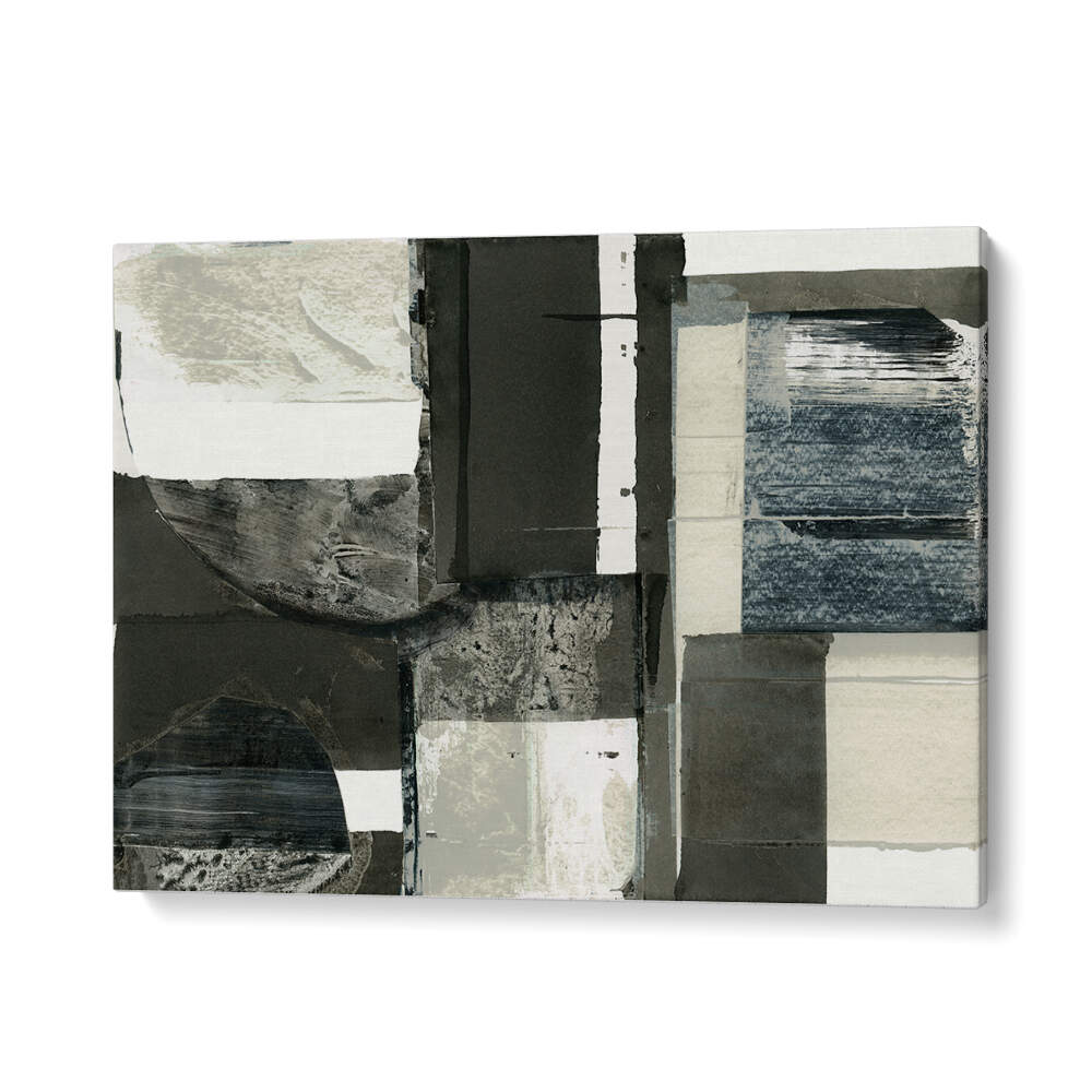 Transform your space with MONOCHROME SHAPES LIGHT I, ABSTRACT PAINTINGS, showcasing modern artistry in sleek design.