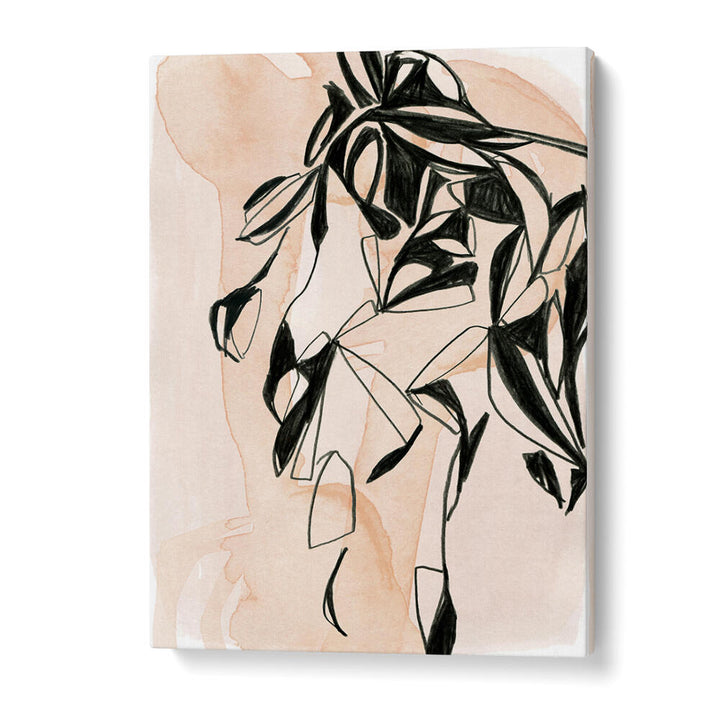 MONOCHROME LEAVES , ORGANIC FORMS