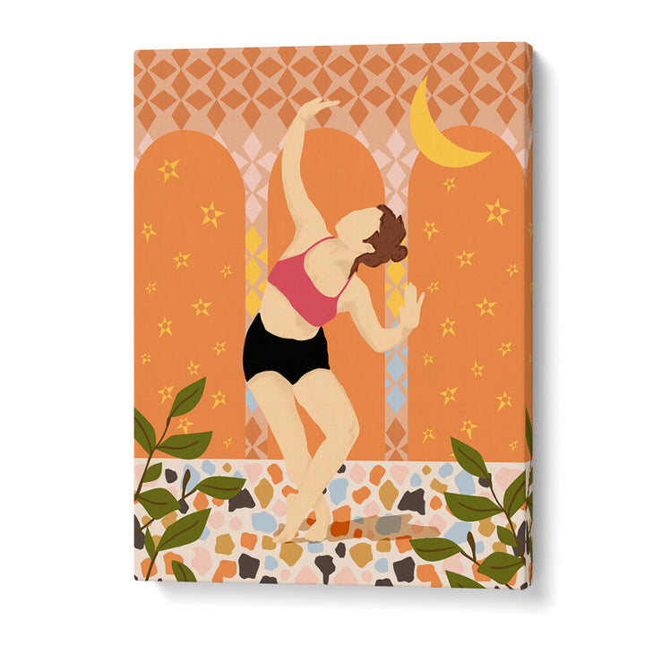 MOONLIT DANCE , PORTRAITS & FIGURATIVE ILLUSTRATIONS