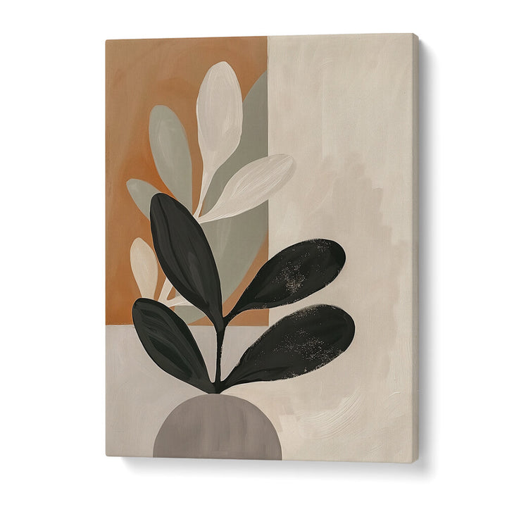 NEUTRAL ELEGANCE , FLORAL FLOWER PAINTINGS