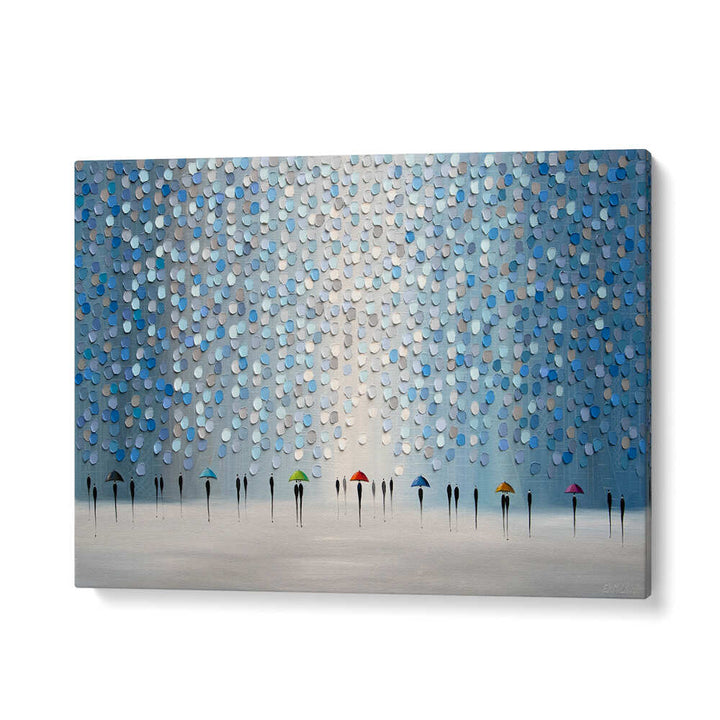 NEW RAIN , MODERN IMPRESSIONISM PAINTINGS