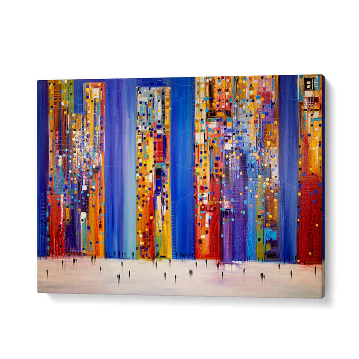 NIGHT STREETS , MODERN IMPRESSIONISM PAINTINGS