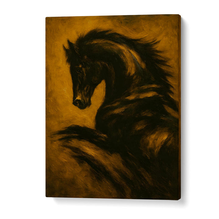 NIGHTMARE STALLION , EXPRESSIONISM PAINTINGS