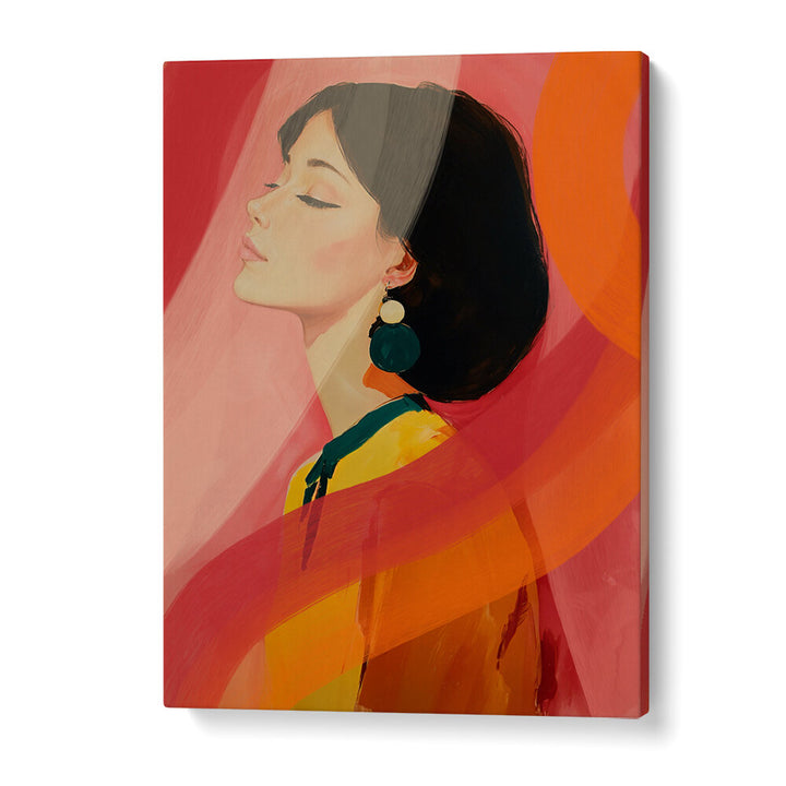PORTRAIT ORANGE , PORTRAITS & FIGURATIVE ILLUSTRATIONS