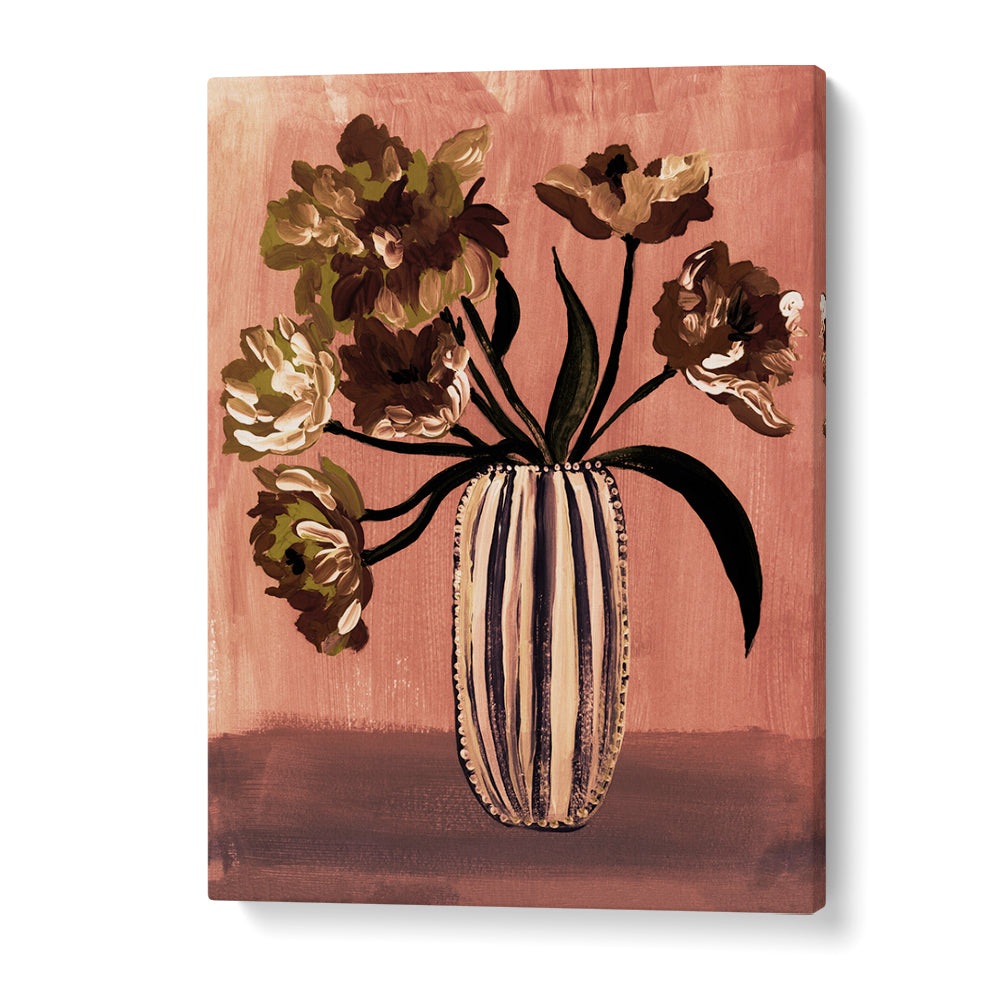 PAINTED FLORAL VASE