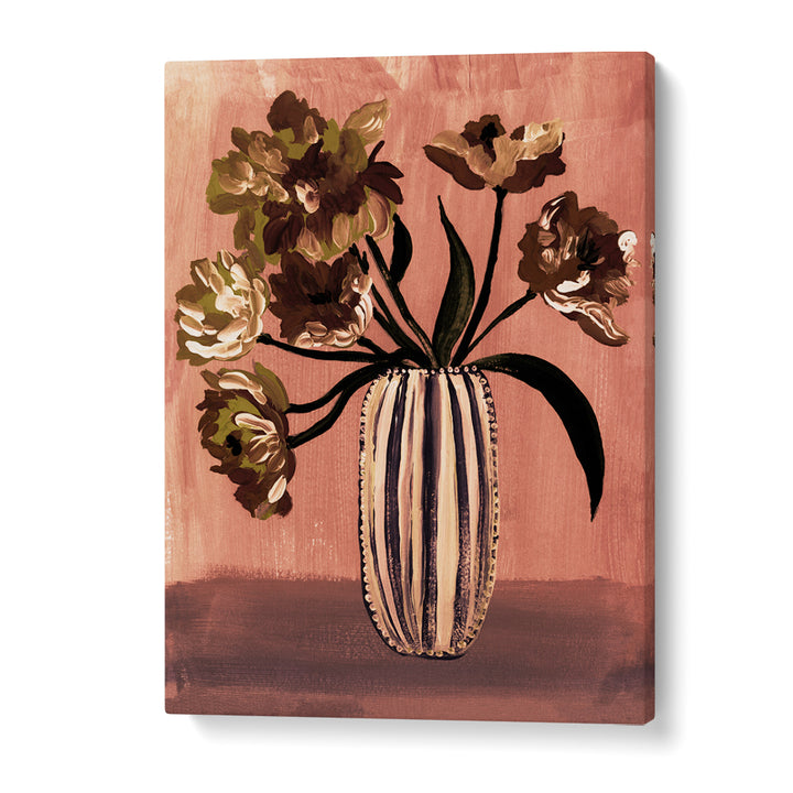 PAINTED FLORAL VASE