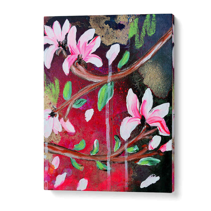PETALS IN BLOOM , FLORAL FLOWER PAINTINGS