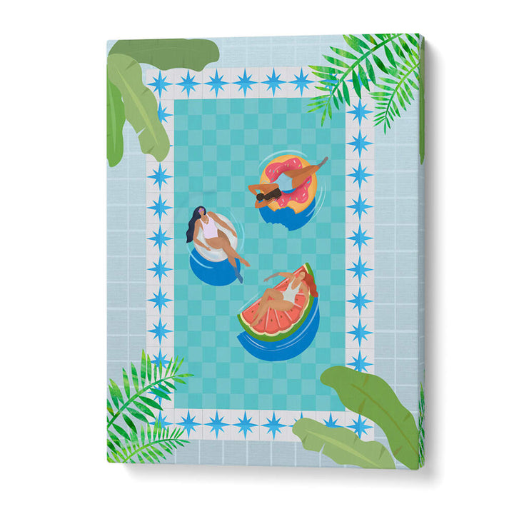 POOL PARTY , TRAVEL POSTERS