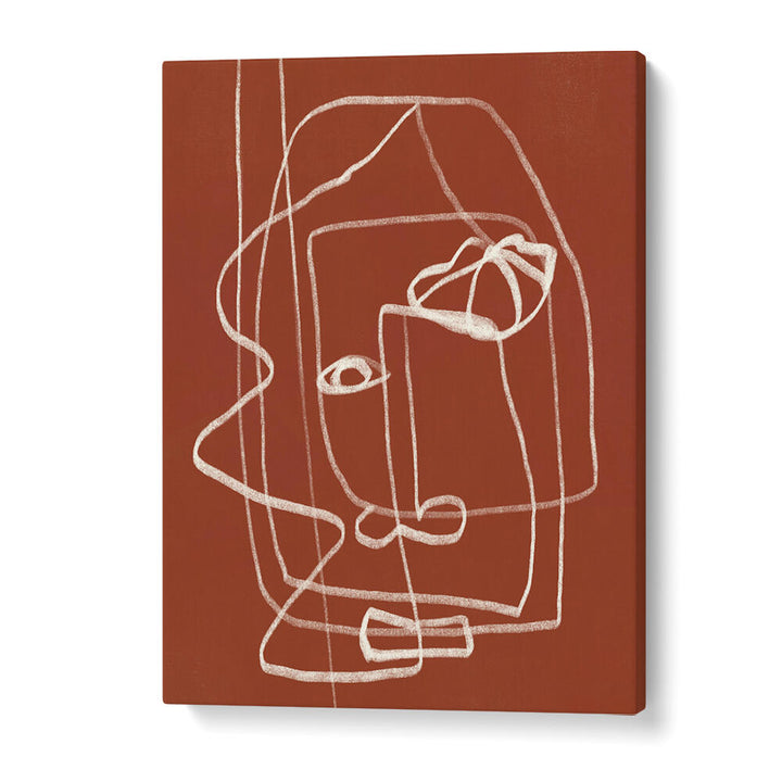 PORTRAIT TERRACOTTA , LINE ART PAINTINGS