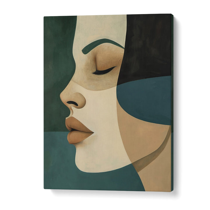 POSTER MINIMALIST PORTRAIT III , PORTRAITS & FIGURATIVE ILLUSTRATIONS