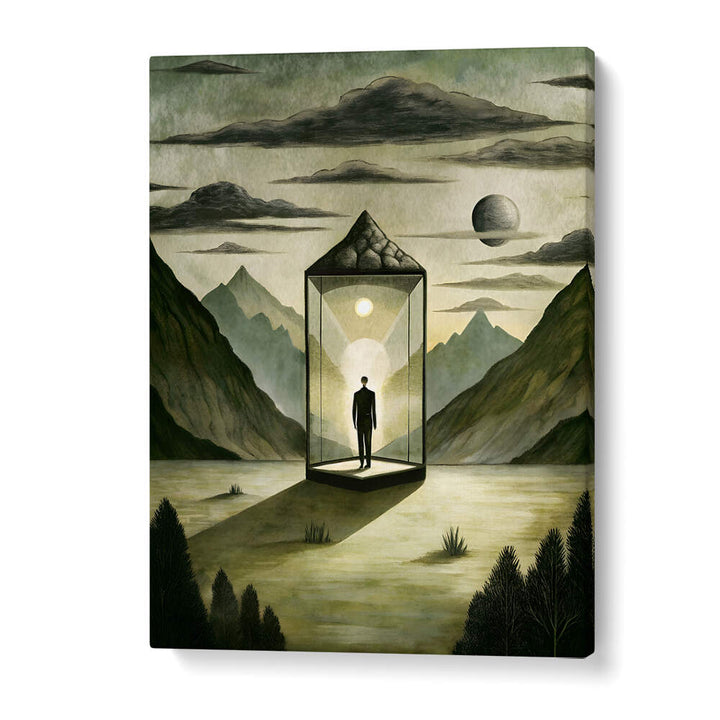 PRISM OF SOLITUDE , SURREAL ART PRINTS