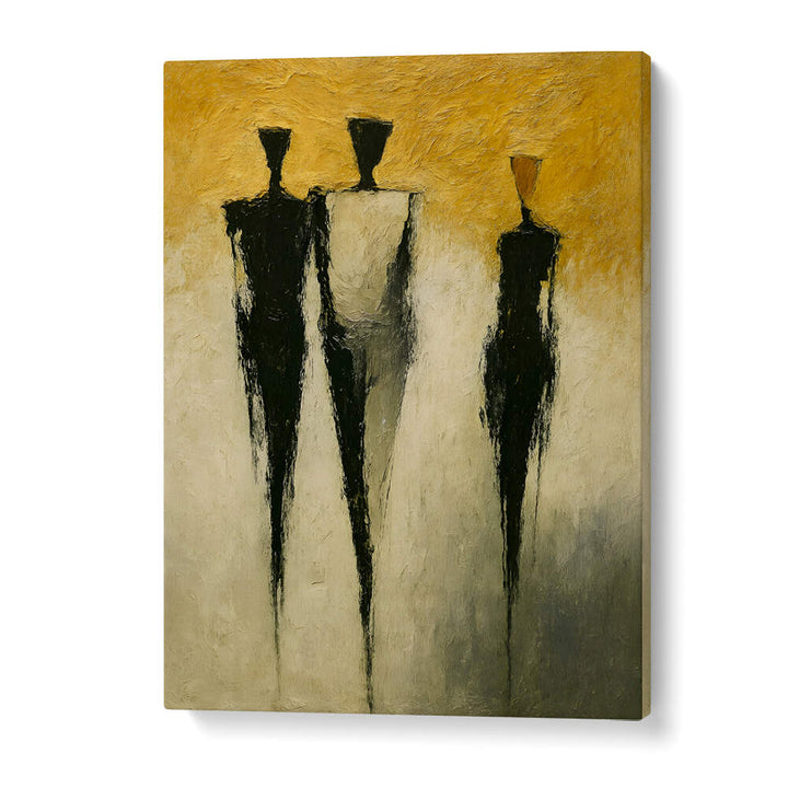 PROCESSION OF SHADES , EXPRESSIONISM PAINTINGS