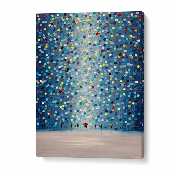 RAINDROP CONFETTI , MODERN IMPRESSIONISM PAINTINGS