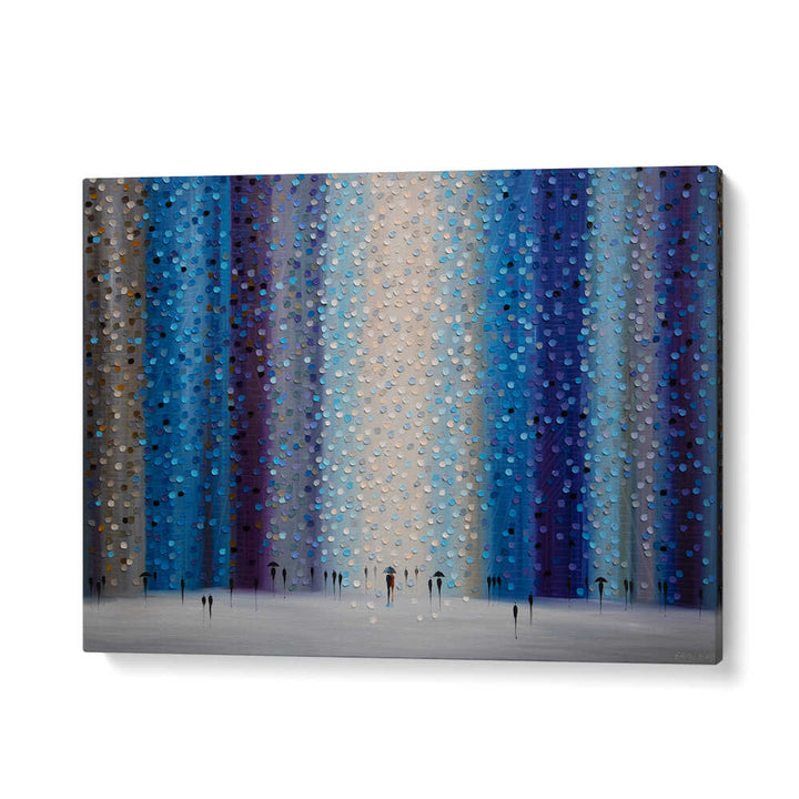 RAINY CITY FOR US , MODERN IMPRESSIONISM PAINTINGS