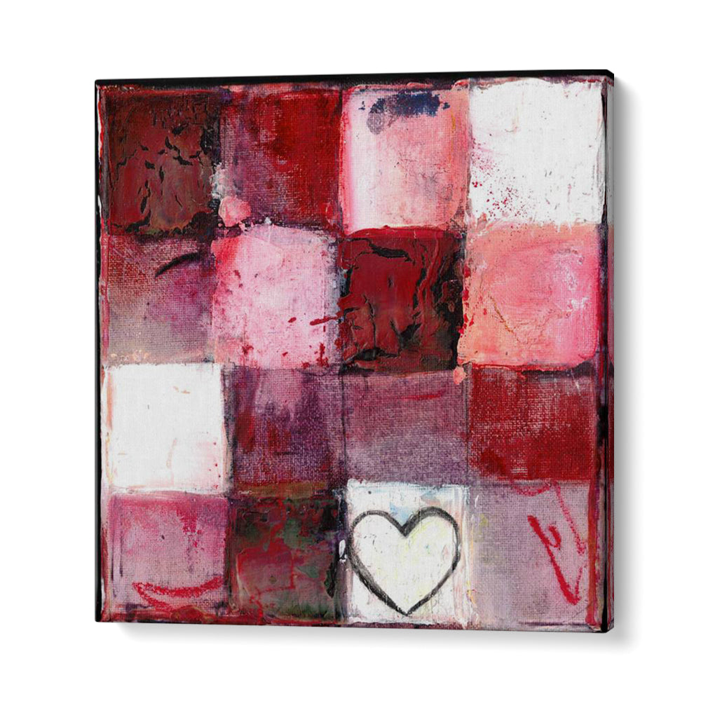 RED CHECKERED HEART
