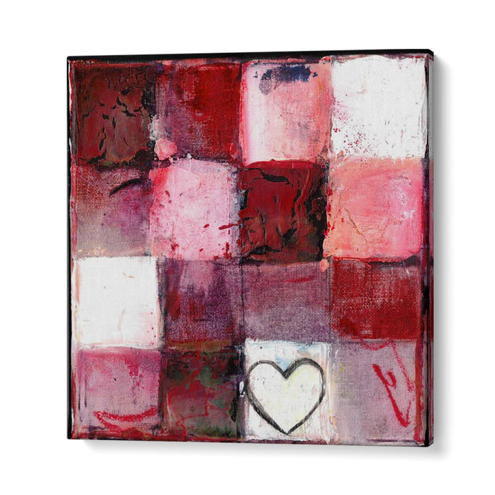 RED CHECKERED HEART
