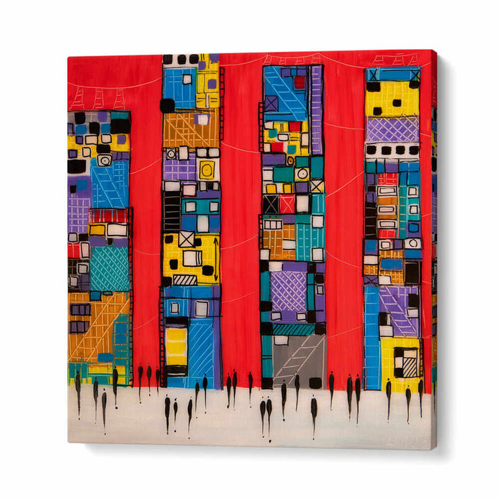 RED SKY , MODERN IMPRESSIONISM PAINTINGS