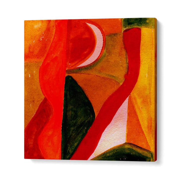 REDS AND GOLDEN ABSTRACT , ABSTRACT PAINTINGS