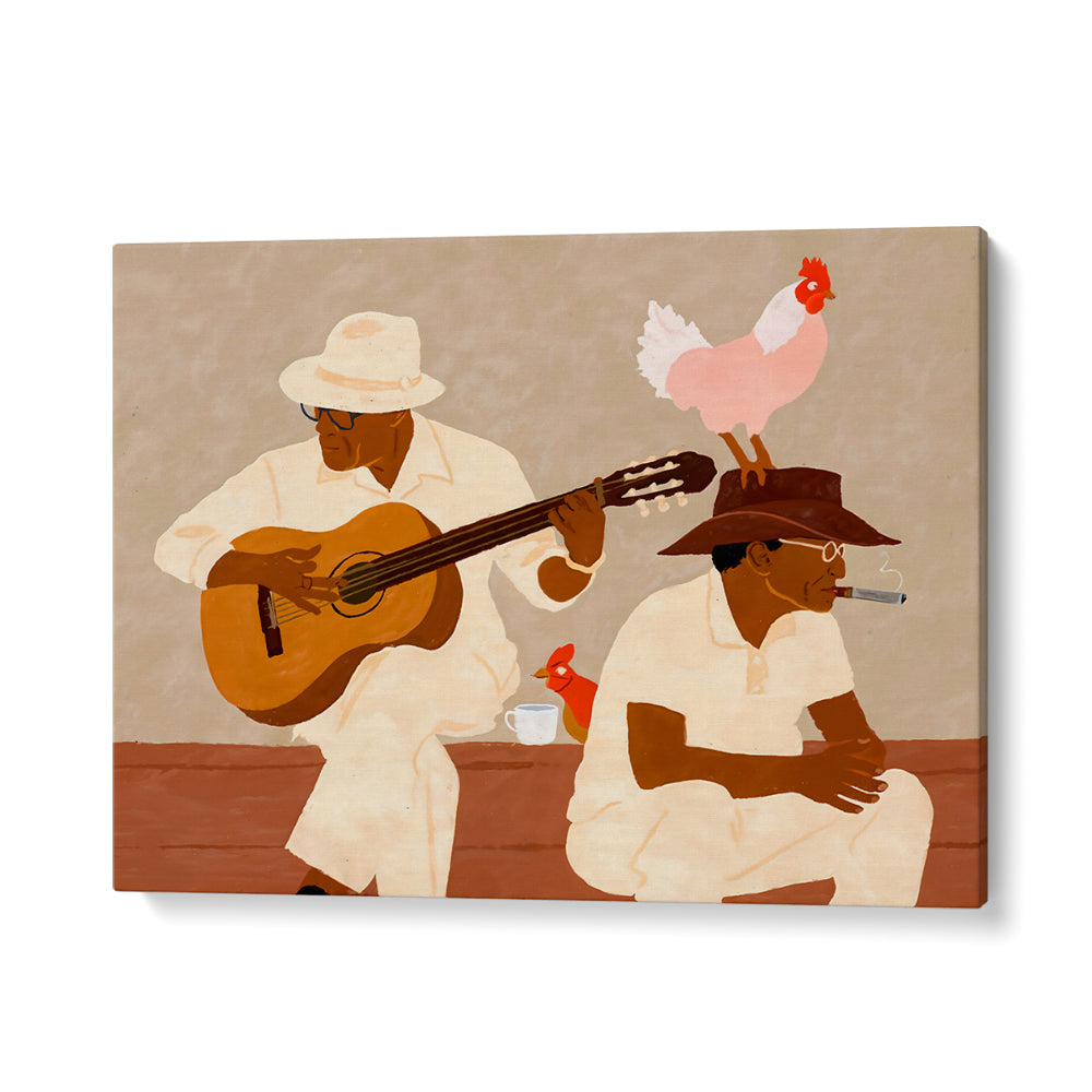 RELAXED CUBAN MUSICIANS