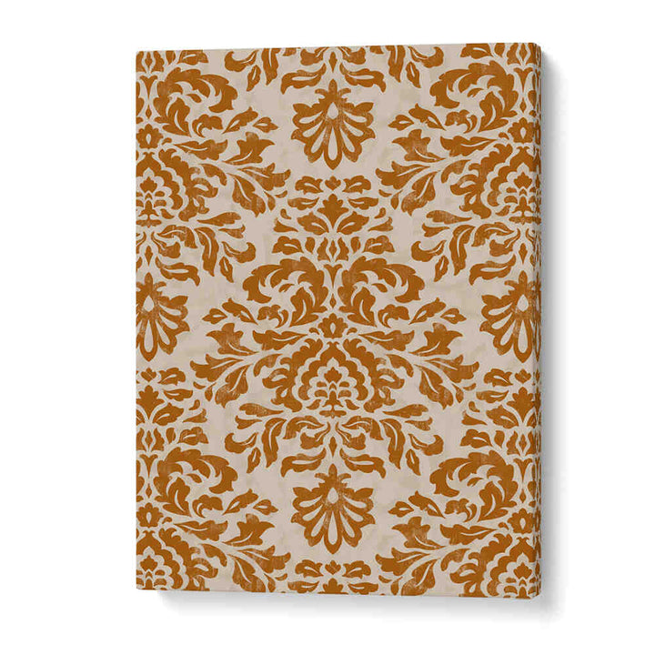 RUSTIC GOLD DAMASK PATTERN