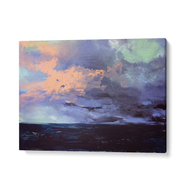 SAIL THROUGH THE STORM , LANDSCAPE PAINTINGS