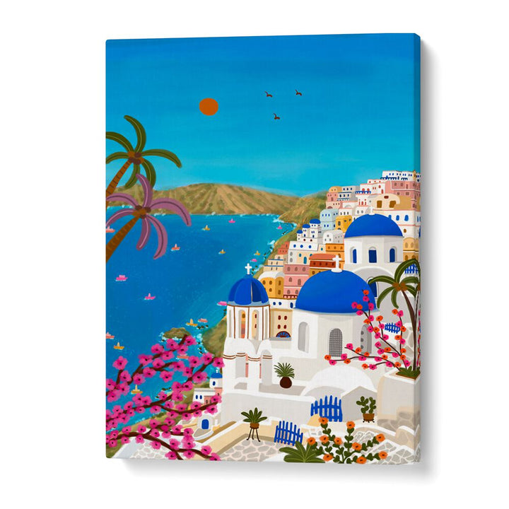 SANTORINI DREAMS , TRAVEL POSTERS