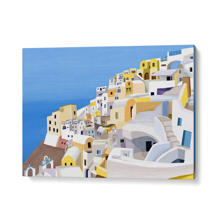 SANTORINI, GREECE CLIFF , TRAVEL POSTERS