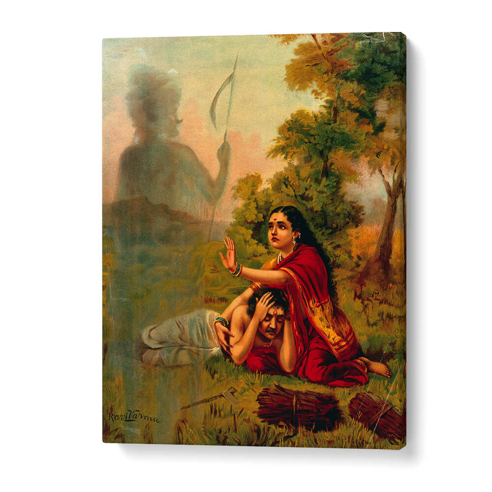 SAVITRI PLEADING WITH YAMA FOR HER HUSBAND