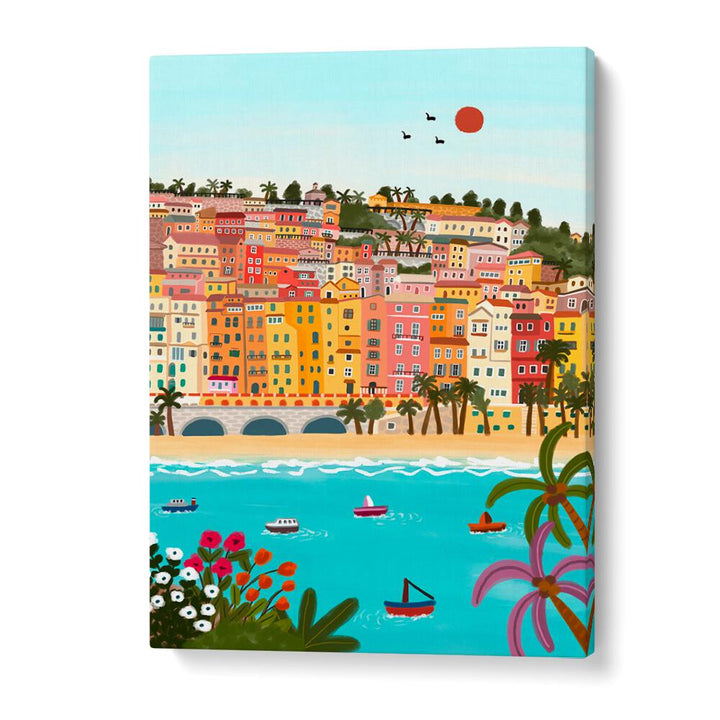 SEASIDE COLOR HARMONY , TRAVEL POSTERS