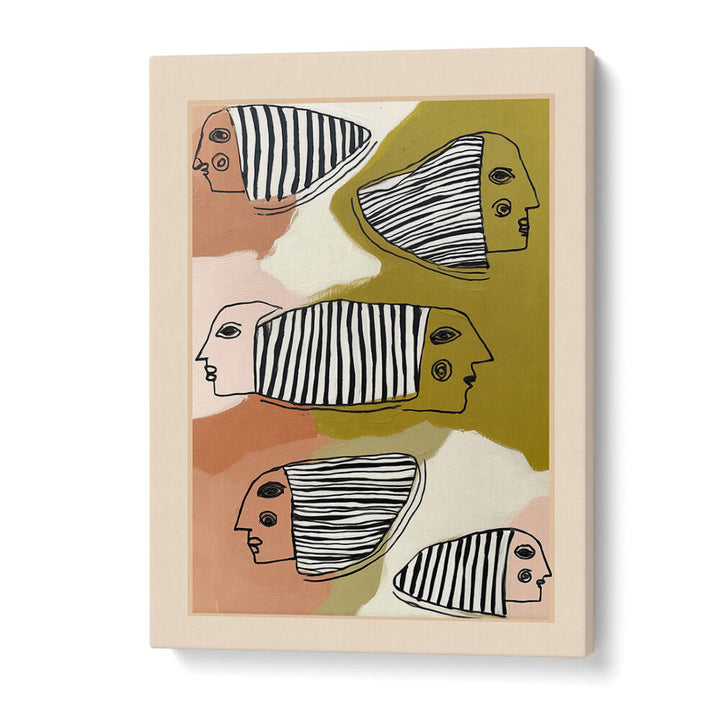 SILENT TRAVELERS , ABSTRACT PAINTINGS