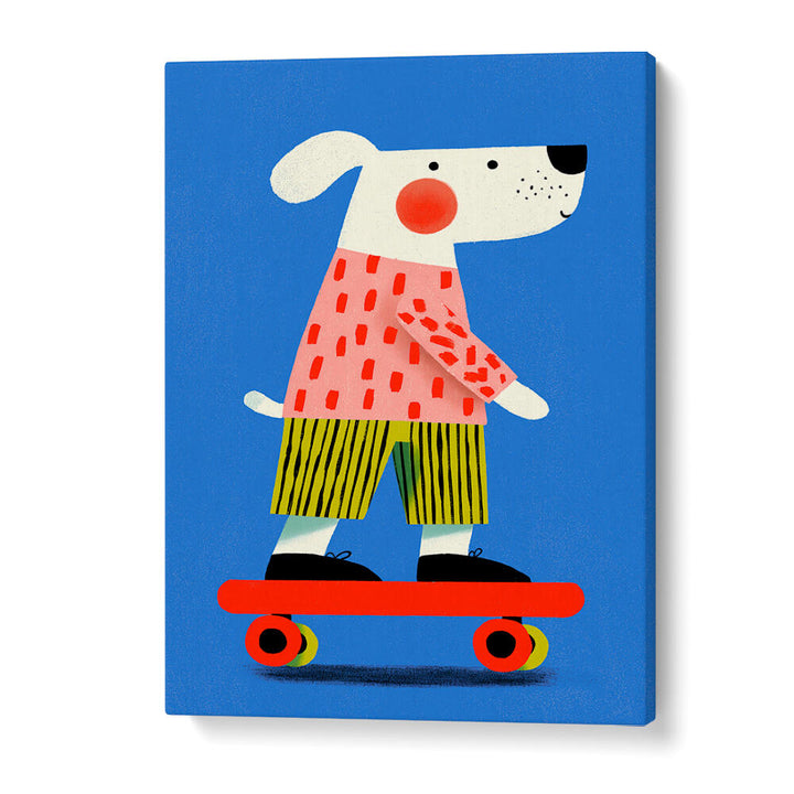 SKATING DOG , KIDS ROOM PAINTINGS