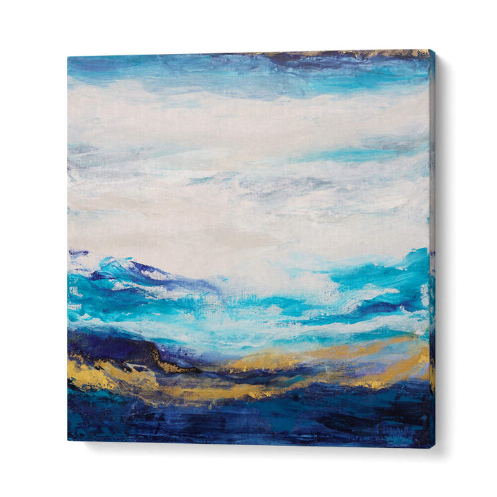 SOFT BLUE AND GOLDEN TONES