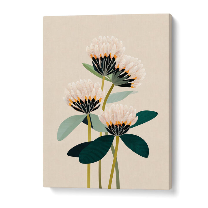 SOFT BOTANICA , FLORAL FLOWER PAINTINGS