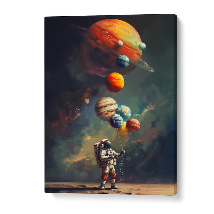 SPACE BALLOON , SURREAL ART PRINTS