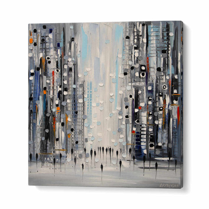 STREET LIFE , MODERN IMPRESSIONISM PAINTINGS