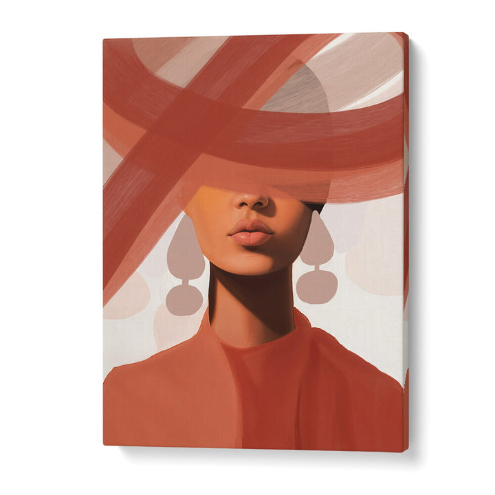 STUDIO PALETTE WOMAN TERRA , PORTRAITS & FIGURATIVE ILLUSTRATIONS