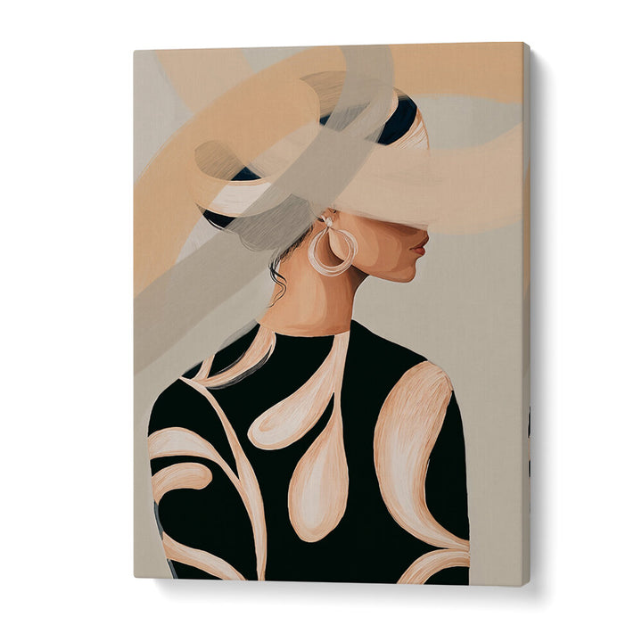 STUDIO PALETTE WOMAN NUDE II , PORTRAITS & FIGURATIVE ILLUSTRATIONS